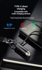 Philips SFL1121 Mini EDC Taschenlampe. Wiederaufladbar, LED, 3 Modi mit Anti-Lost-Text oder individueller Lasergravur