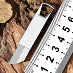 Mini-Taschenmesser aus Edelstahl. Finger Knife,45 mm, mit Anti-Lost-Text oder individueller Lasergravur