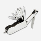 Multifunktionales Klappmesser, Obstmesser aus Edelstahl, Schere, Schraubendreher, Nagelknipser, Kombination, Mini-Schlüsselanhänger, EDC-Werkzeug