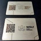 Exklusive NFC-Metallvisitenkarte aus Edelstahl (NTAG 215) mit Präzisions-Lasergravur