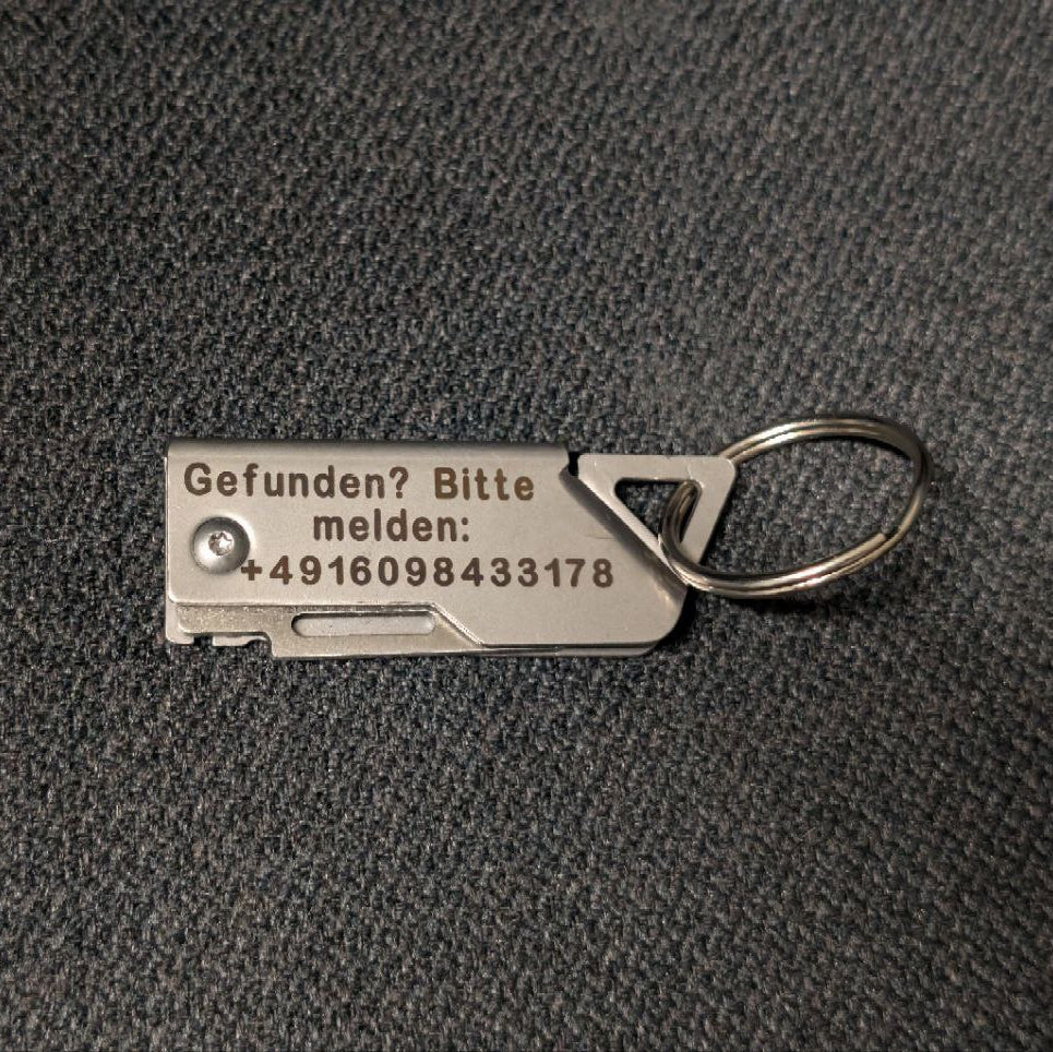 Mini Schlüsselanhänger-Messer — kompakt & rostfrei