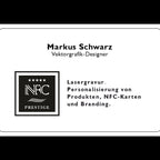 Exklusive NFC-Metallvisitenkarte aus Edelstahl (NTAG 215) mit Präzisions-Lasergravur
