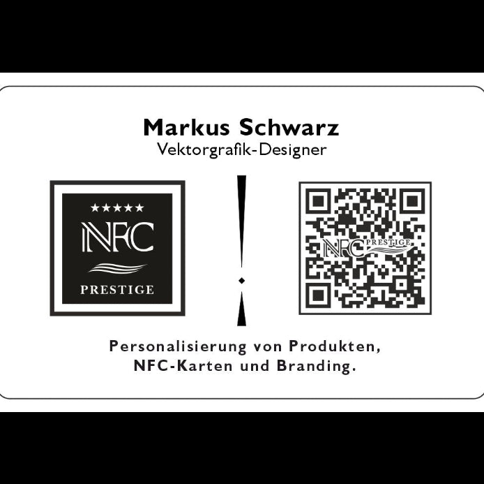 Exklusive NFC-Metallvisitenkarte aus Edelstahl (NTAG 215) mit Präzisions-Lasergravur