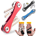 Smart Key Organizer: Kompakter Schlüsselbund aus Aluminium
