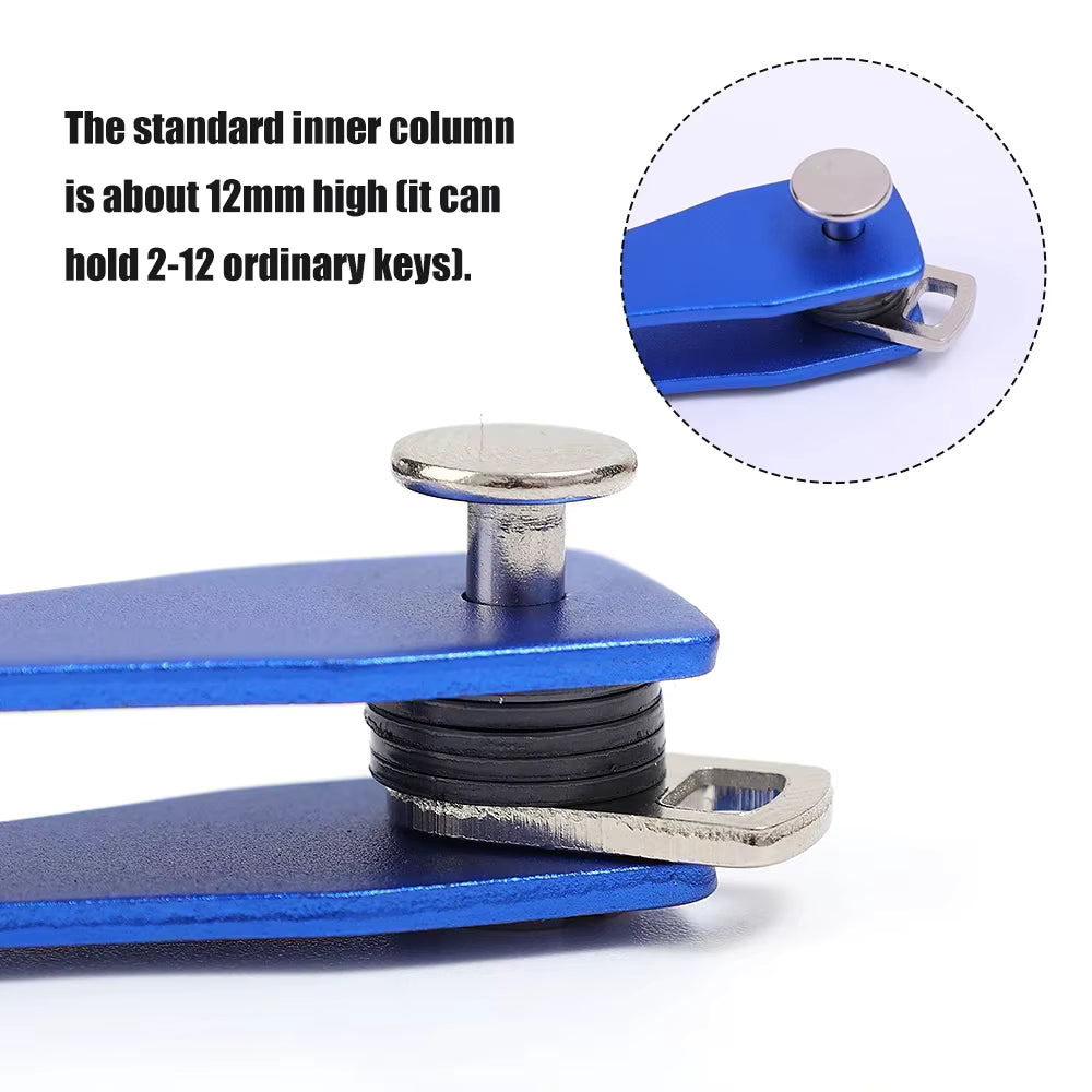 Smart Key Organizer: Kompakter Schlüsselbund aus Aluminium