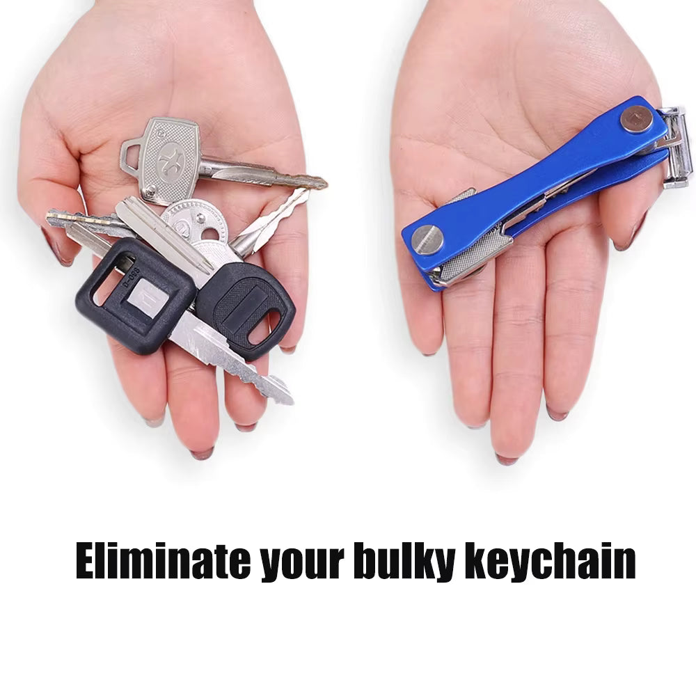 Smart Key Organizer: Kompakter Schlüsselbund aus Aluminium